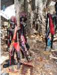 village d'artisans statues abandonn�es